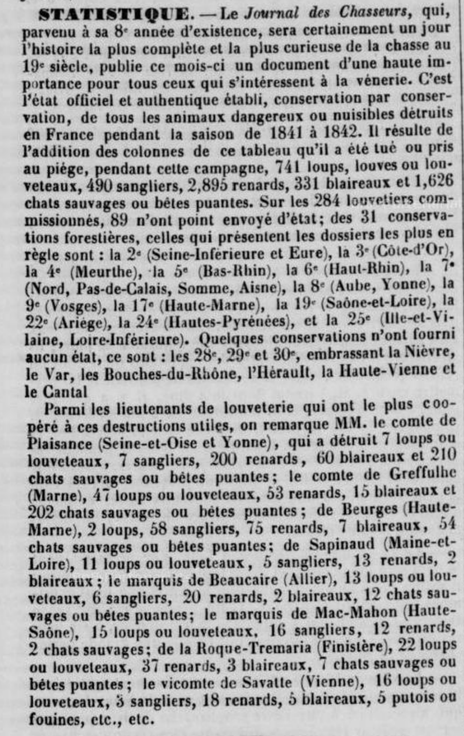Le Moniteur du 5 Novembre 1843
